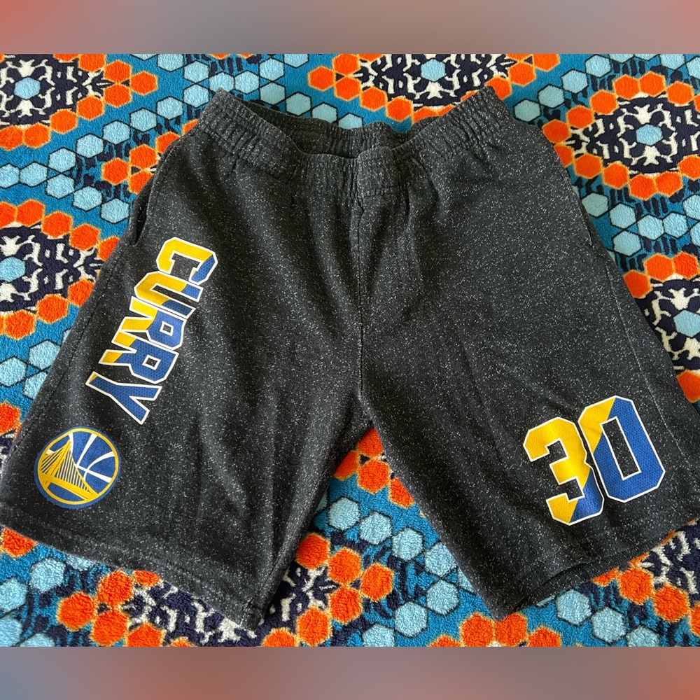 NBA Golden Statete Warriors Curry Cotton Youth Boys Shorts